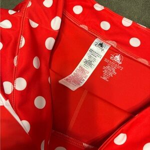 Disney Red and White Polka Dot women skort